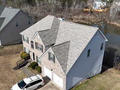 Completed Roof Gutter Installation Completed Roof Gutter Installation