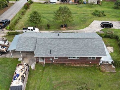Open Gable Roofing Installation Open Gable Roofing Installation