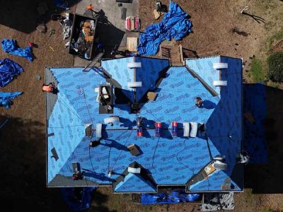 Roofing Underlayment Installation Work 3 Roofing Underlayment Installation Work 3