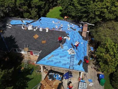 Shingle Roof Installation Progress Shingle Roof Installation Progress